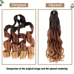 French Curl Braiding Hair 66cm Loose Wave For Box Braids