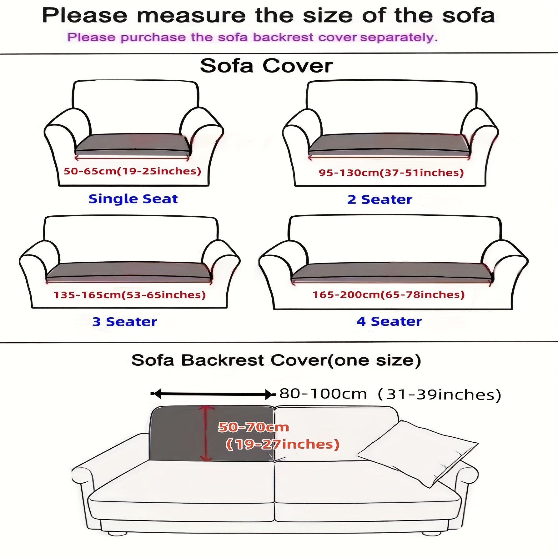 Velvet Sofa Cover with Anti Slip Backing - Protects Couch from Pets and Kids