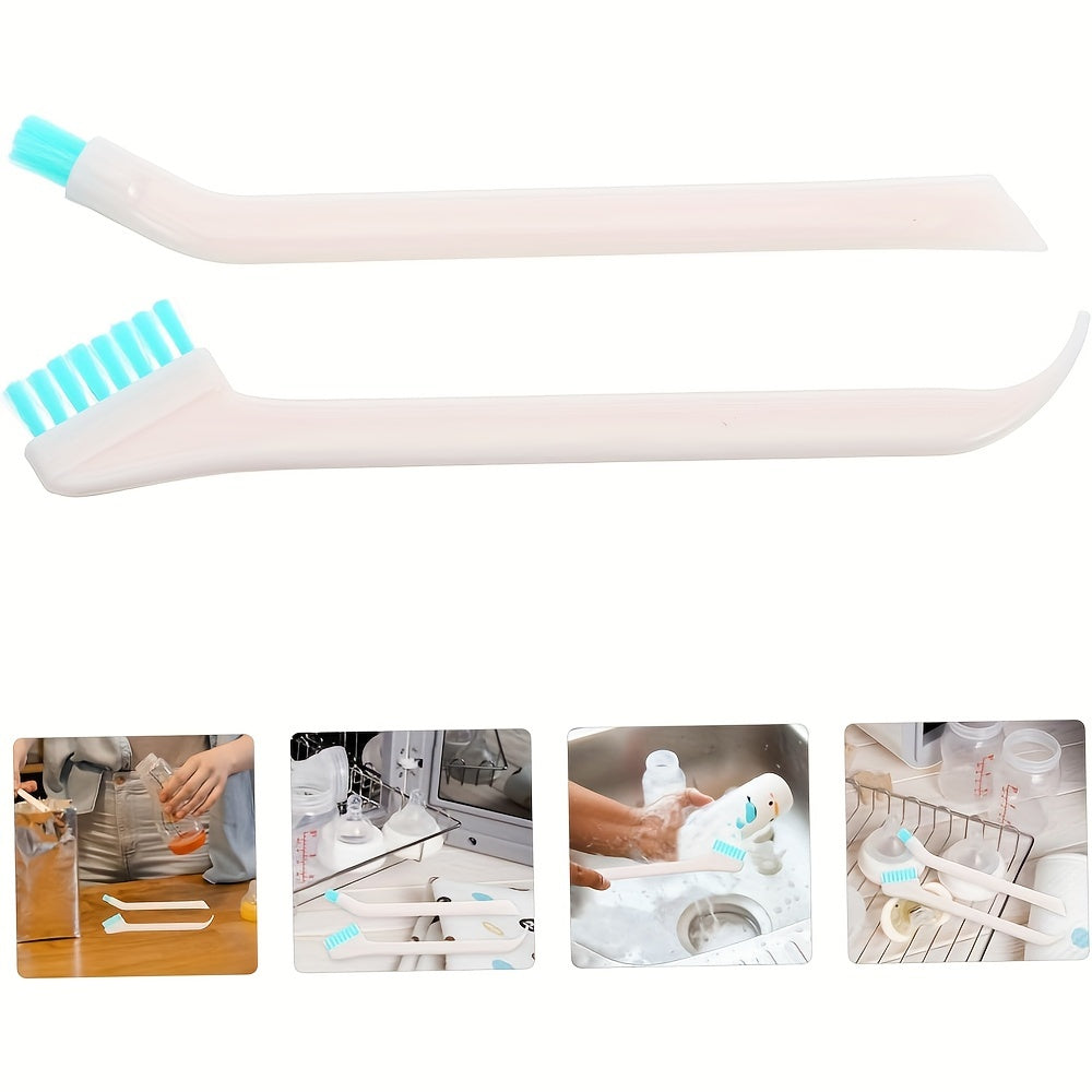 2 Piece Baby Bottle Cleaning Brushes Soft Bristle Gentle Effective Newborn Essen