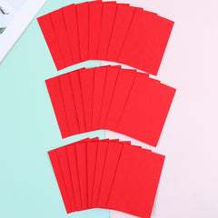 24pcs Red Glitter Golden Envelope Set