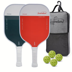 Pickleball Racket Set with 2 Rackets, 4 Balls, and Bag