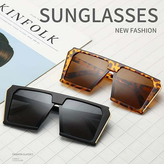 Large Square Sunglasses Anti Glare UV400