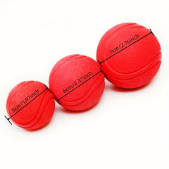 Durable Dog Ball Toy for Teeth Grinding and Interactive Play