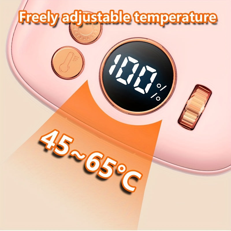 Rechargeable Hand Warmers 3600mAh Three Lighting Modes Temperature Adjustable