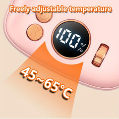 Rechargeable Hand Warmers 3600mAh Three Lighting Modes Temperature Adjustable