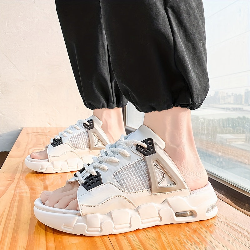 Men's Open Toe Air Cushioned Sandals for Beach Spring Summer