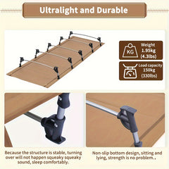 Ultralight Compact Camping Cot Folding Lightweight Bed for Outdoor