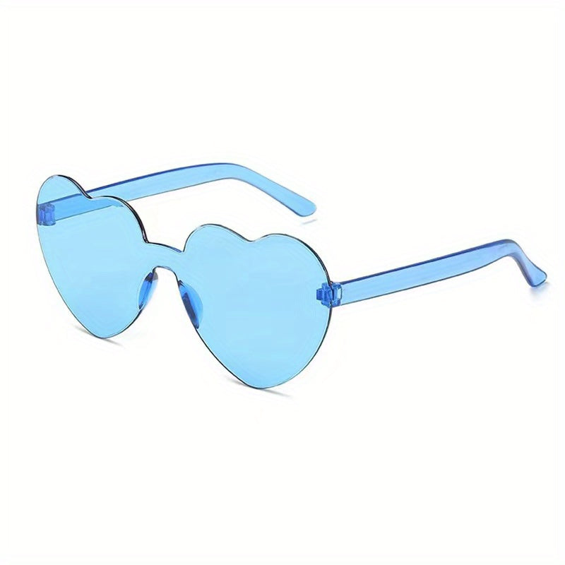 Peach Heart Sunglasses Candy Love Glasses Y2K Eyeglasses