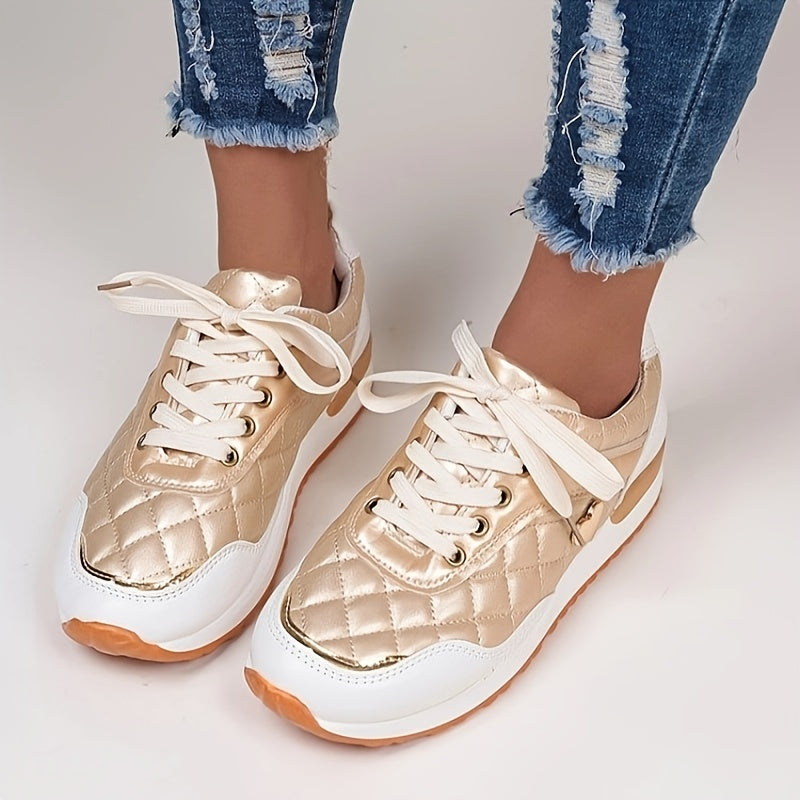 Women's Lightweight Chunky Sneakers Versatile Comfortable Non slip Sports Shoes