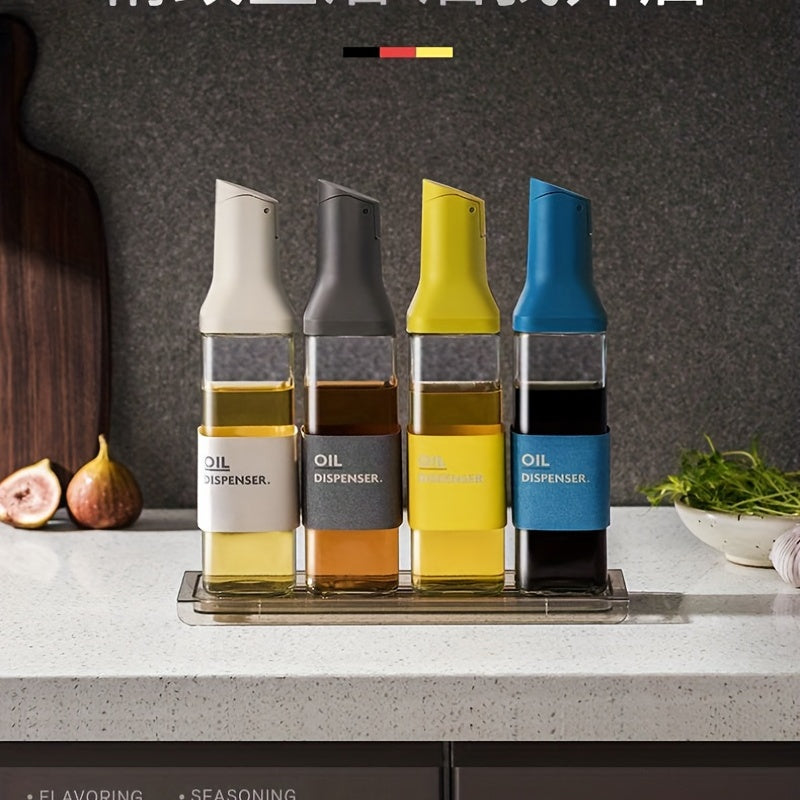 Glass Dispenser Bottle for Seasoning Vinegar and Condiments