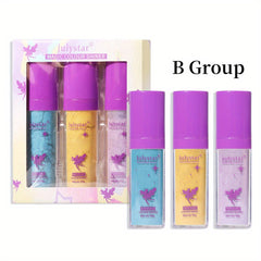 3pcs Fairy Patting Powder Set - Face & Body Highlighter Contouring Kit