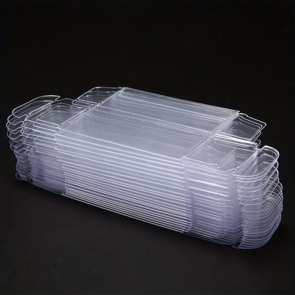 25PCS Small Scale Car Model Display Box 30 40 82mm PVC