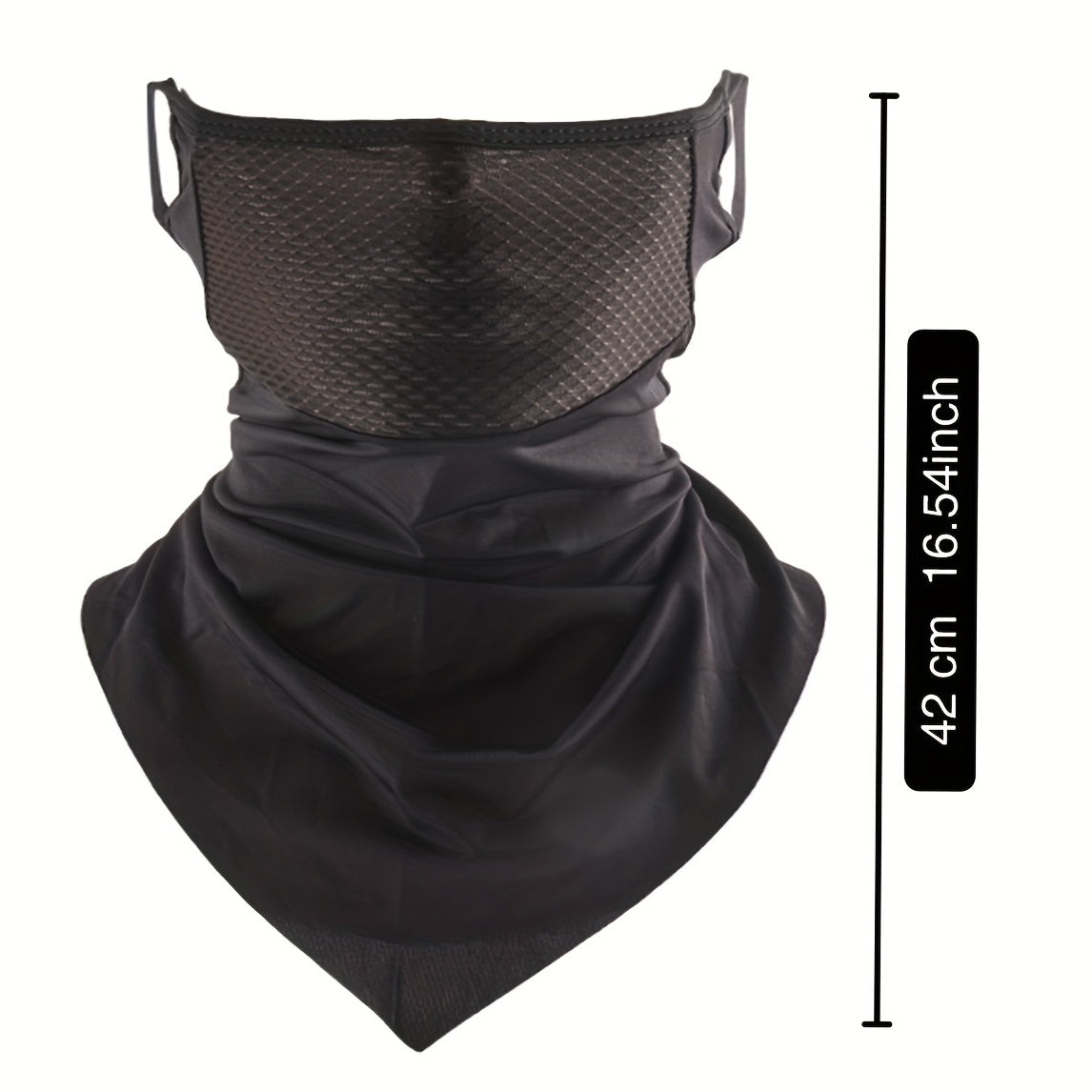 Ice Silk Sunscreen Riding Ear Hanging Ear Mask Breathable Mesh