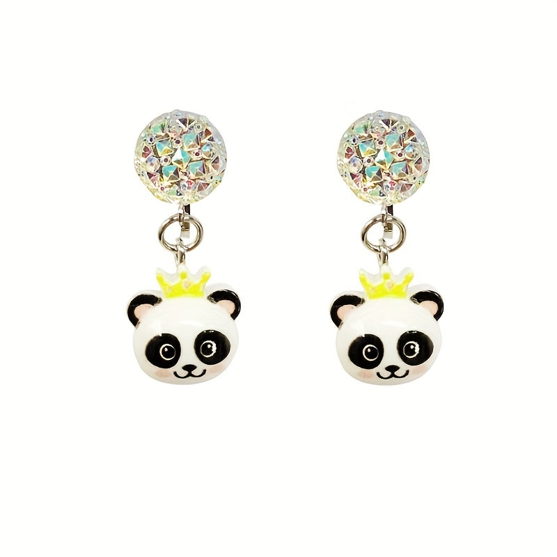 9pcs Panda Charm Jewelry Set for Little Girls