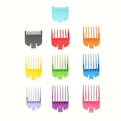 10pcs Hair Clipper Guards Cutting Guides Fits Most Wahl Clippers with Organizer