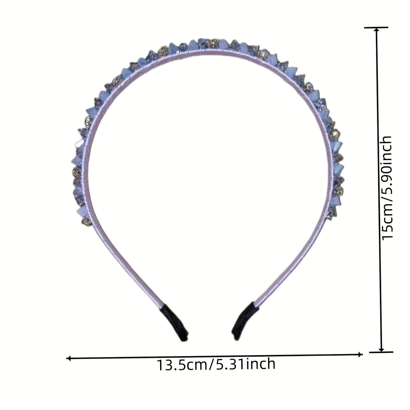 Rhinestone Crystal Headband Skinny Headdress Metal Hair Accessories