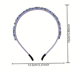 Rhinestone Crystal Headband Skinny Headdress Metal Hair Accessories