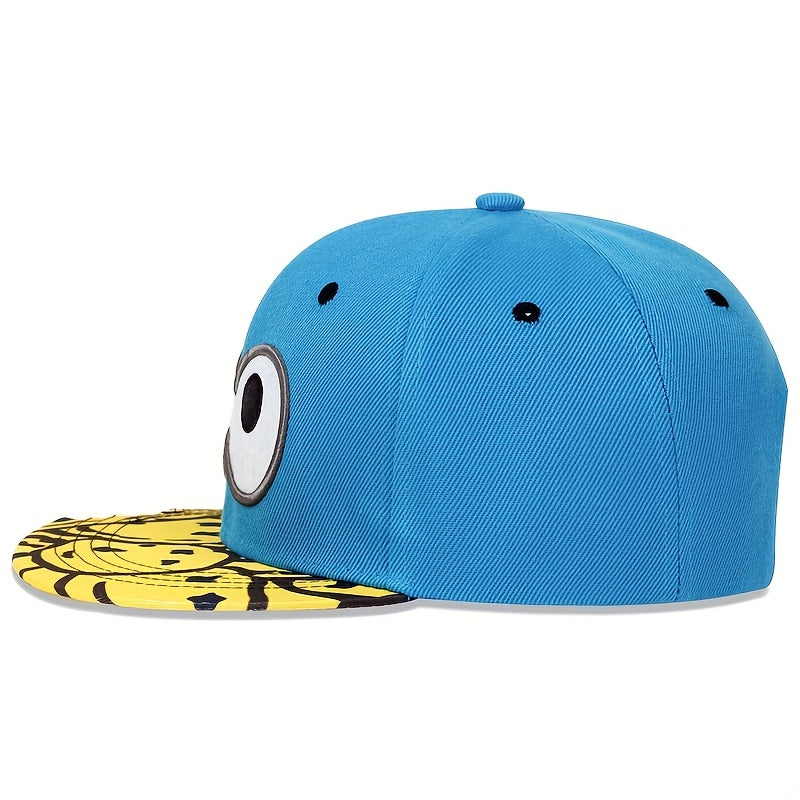 Big Eye Embroidery Baseball Cap Ripped Snapback Hat Hip Hop Sun Hats