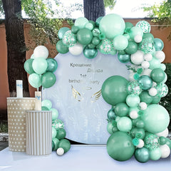 101pcs Green Balloon Garland Arch Kit Birthday Wedding Events Decoration