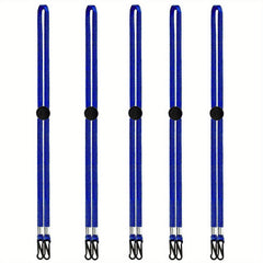 5pcs Hat Strap Clip Adjustable Windproof Chin Strap & Cap Retainers for Outdoor