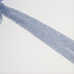 15'' Spinel Plated Faceted Beads for Jewelry Making