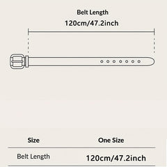 Men's Needle Buckle Retro Casual Jeans Belt
