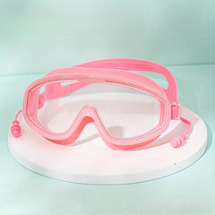 Large Frame Waterproof Anti-fog Swim Goggles