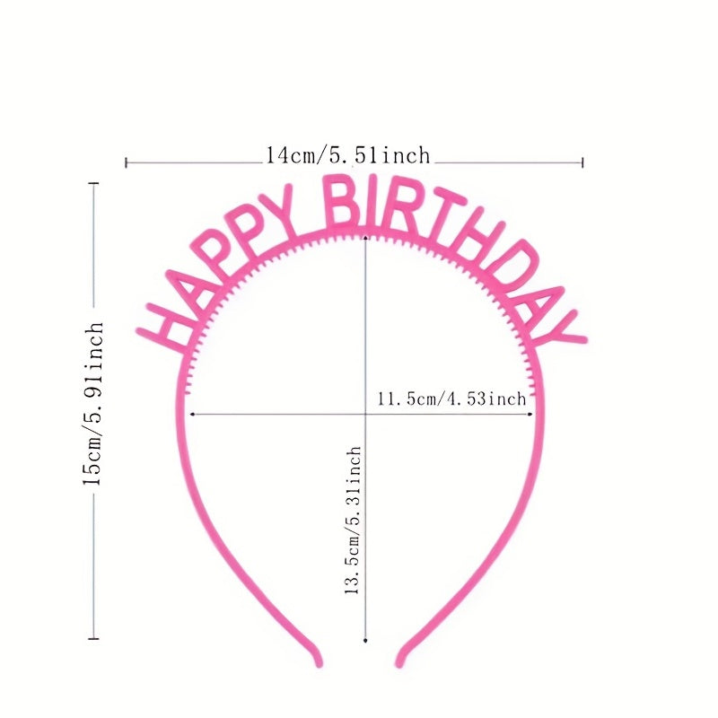 Birthday Tiara Crown Sweet Headband For Girls Women