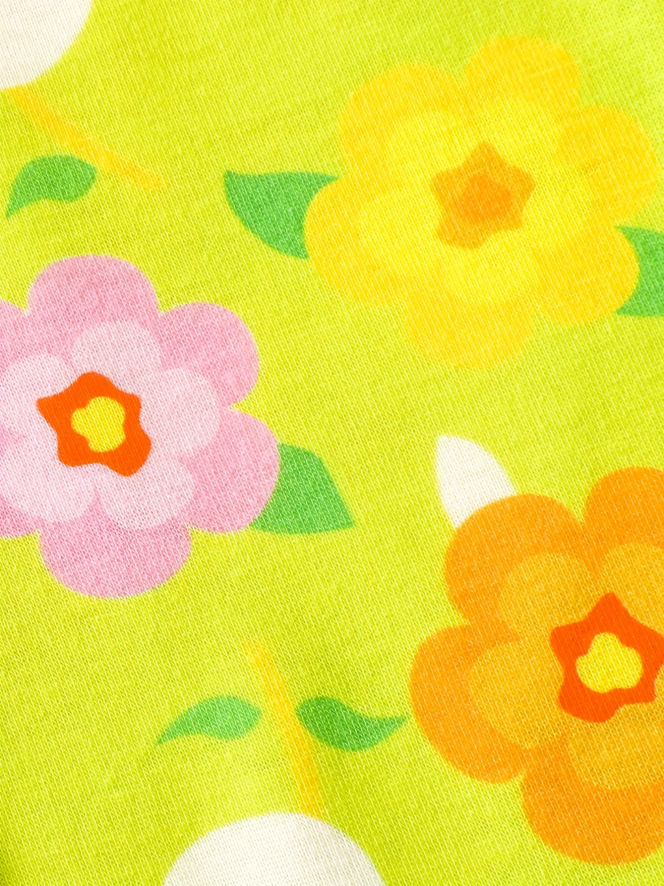 Toddler Girls Colorful Flowers Graphic Biker Shorts