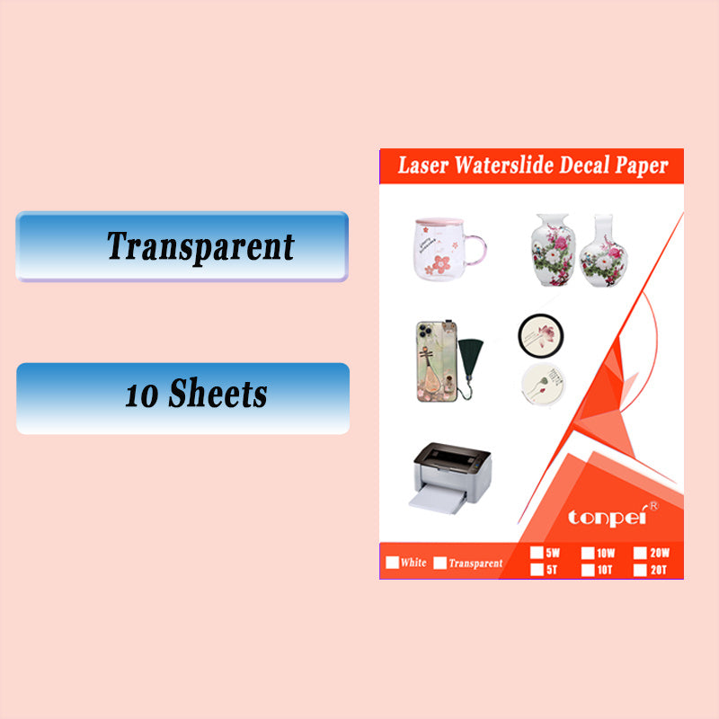 A4 Laser Water Transfer Paper for Glass Mug Crystal Water-based Transfer