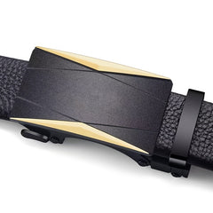 Men's Metal Automatic Buckle High Belt For Business