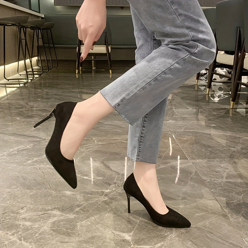 Women's Pointed Toe High Heels Stiletto Court Pumps