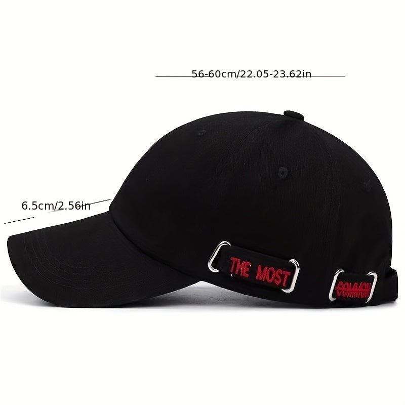 Smiling Face Embroidery Baseball Cap Couple Sun Hats Unisex Dad Hats