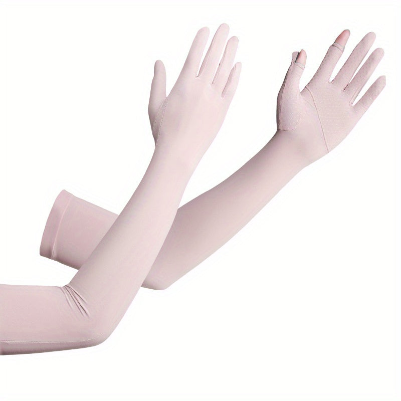 Mesh Breathable Long Gloves Sunscreen Cycling Sports Accessories