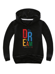 'Dream' Print Hoodie Boys Pullover Hooded Sweatshirt