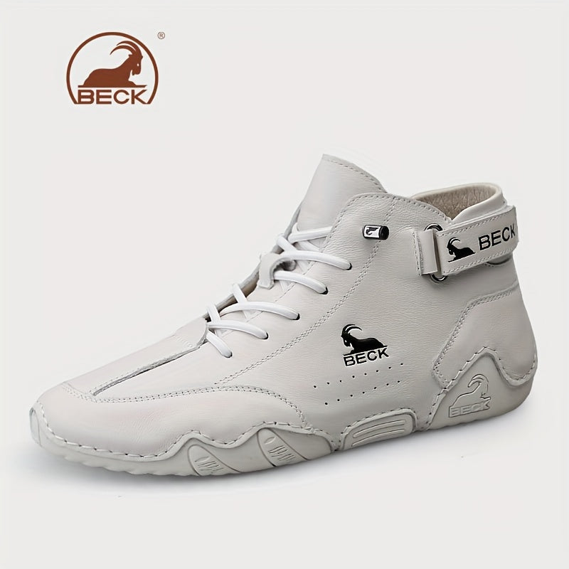Men's High Top Lace-Up Sneakers for Casual Walking