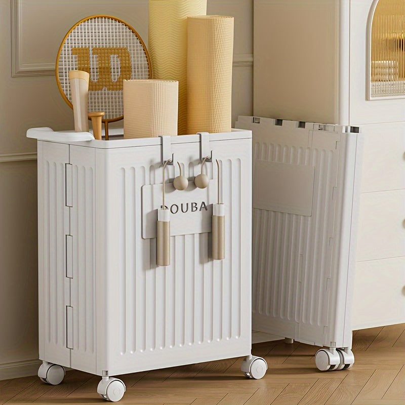 Sports Equipment Storage Basket with Wheels