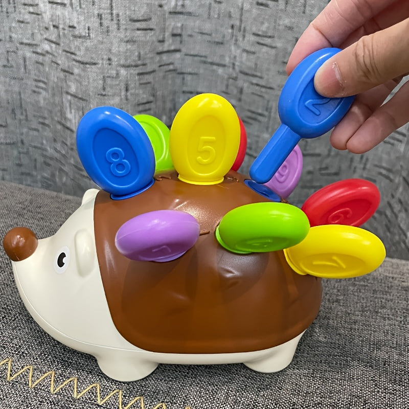 Kids Hedgehog Number Puzzle Toy Educational Learning Gift