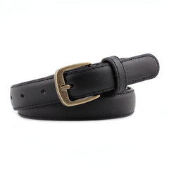 Women's Pin Buckle Leather Belt for Jeans