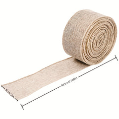 Burlap Wired Ribbon Rolls Natural Orange Brown Olive Green Jute for Crafts