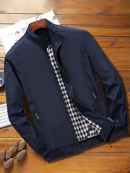 Men's Soft Shell Jacket with Zipper Pocket
