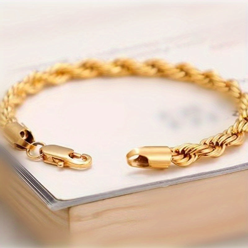 3mm Twist Rope Bracelet For Men Gift