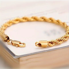 3mm Twist Rope Bracelet For Men Gift