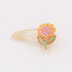 Baby Girls Cartoon Flowers Lollipop Hair Clips Headwear Hair Accessories