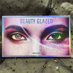 18-Color Eyeshadow Palette Matte Pearly Sequins Finish