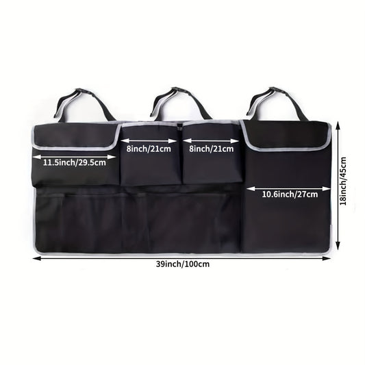 Car Seat Back Storage Bag Large Capacity Organizer Space Saving