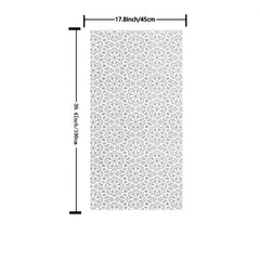 Decorative Privacy Window Film Static Cling Vinyl Anti UV Stained Glass Effect