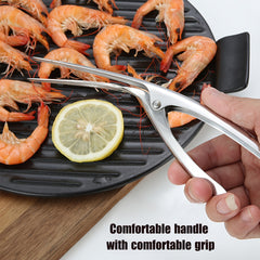 Stainless Steel Shrimp and Prawn Peeler 8 Inch Kitchen Tool