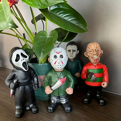 Scary Garden Gnome Nightmare Killer Statue Halloween Decoration