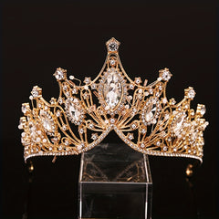 Rhinestone Crown Tiara Bridal High Sense Wedding Photography